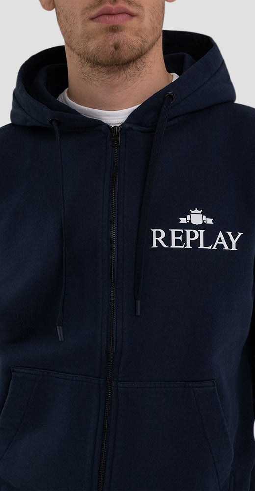 Replay blue jeans hoodie online