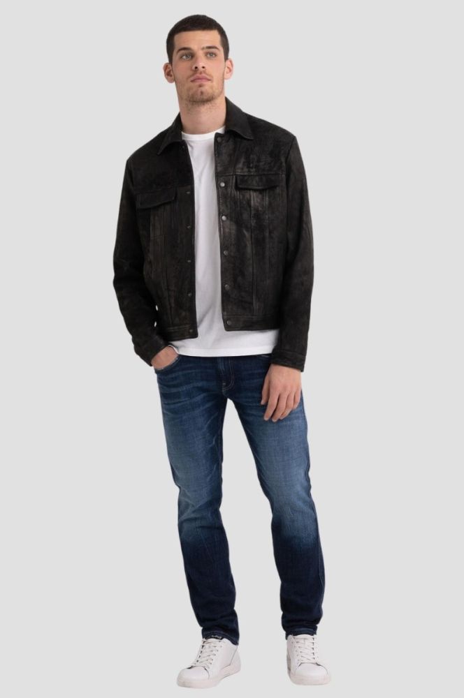 Buy M-4XL men jacket and coats brand clothing denim jacket Fashion mens  jeans jacket thick warm winter outwear male cowboy YF055 66009 light blue  4XL Online at desertcartINDIA